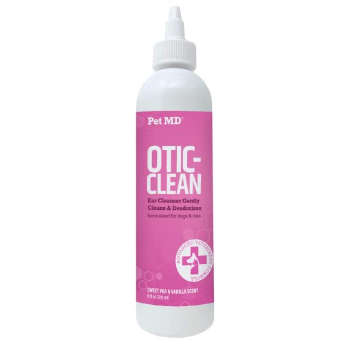 Pet MD Otic Clean Dog Ear Cleaner for Cats and...