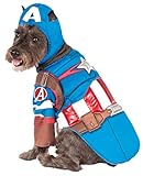 Rubie's Avengers Assemble Deluxe Captain America Pet Costume, Small