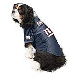 Littlearth NFL New York Giants Stretch Pet Jersey, Team Color, X-Large