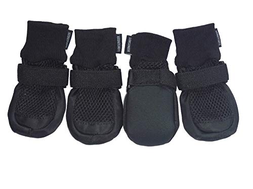 LONSUNEER Paw Protector Dog Boots Set of 4...