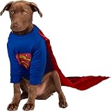 DC Comics Superheroes: Superman Pet Costume for For Dogs or Cats by Rubies, XXL