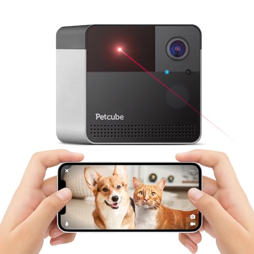 Petcube Play 2 Wi-Fi Pet Camera with Laser Toy for...