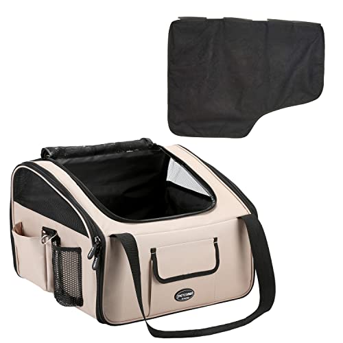 PETTOM Pet Car Seat Carrier for Dog Cat Lookout...