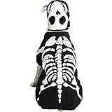 Casual Canine Cotton Glow Bones Dog Costume, Small, 12-Inch