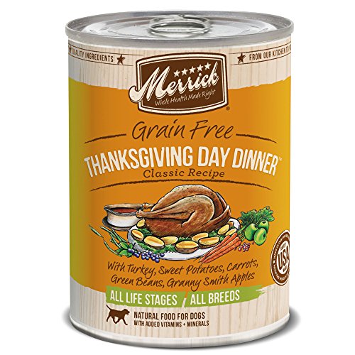 Merrick Classic Grain Free Thanksgiving Day Dinner Wet Dog Food, 13.2 Oz, Case Of 12 Cans